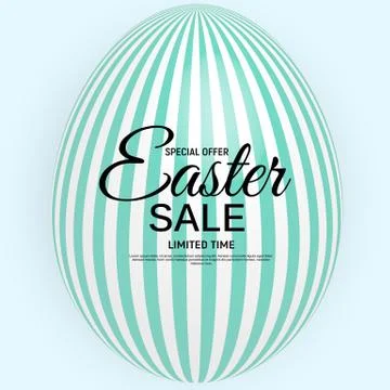 Abstract Easter Sale Template Background Vector Illustration Illustrazione stock