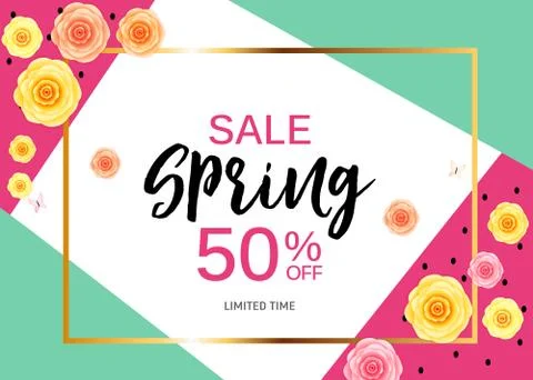 Abstract Easter Sale Template Background Vector Illustration EPS10 Stock Illustration