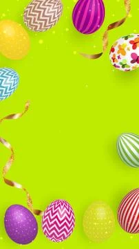 Abstract Easter Template Background  Illustration Illustrazione stock