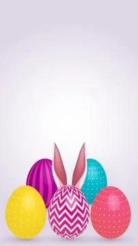 Abstract Easter Template Background  Illustration Illustrazione stock