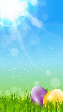 Abstract Easter Template Background Vector Illustration Stock Illustration