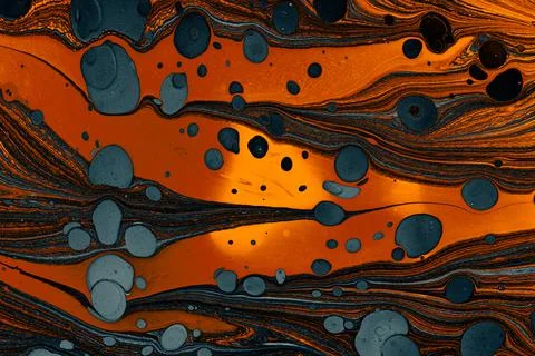 Abstract ebru marbling texture background design. Stock Photos