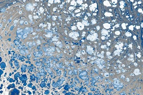 Abstract ebru marbling texture background design. Stock Photos