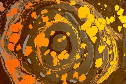 Abstract ebru marbling texture background design. Stock Photos