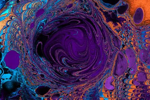 Abstract ebru marbling texture background design. Stock Photos