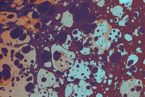 Abstract ebru marbling texture background design. Stock Photos