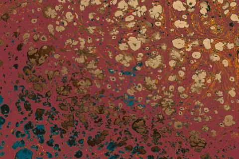 Abstract ebru marbling texture background design. 스톡 사진