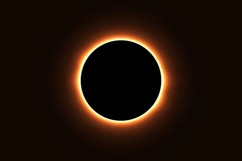 Abstract Eclipse Vector Shape Pattern Ilustração Stock
