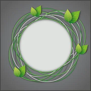 Abstract eco creative background Stock Illustration