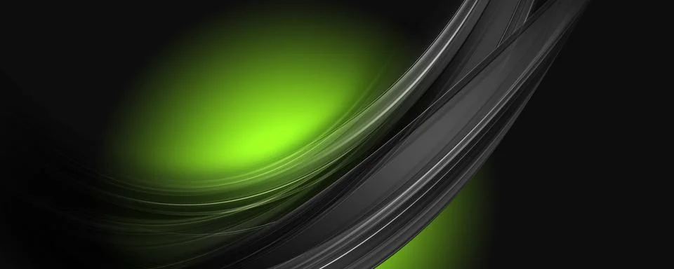 Abstract eco wave panorama background design illustration Stock Illustration