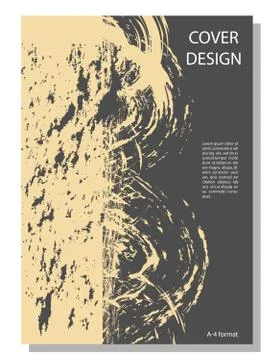 Abstract editable background for a book cover, brochure, poster, or banner. F Stock Illustration