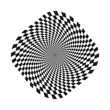 Abstract editable circular pattern. Vector illustration isolated 스톡 일러스트