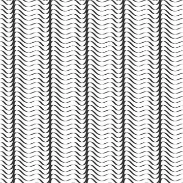 Abstract editable seamless background of wavy vertical lines for textiles, te Stock Illustration