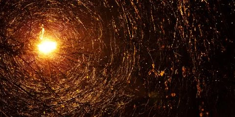 Abstract effect of light in the rain Stock Photos