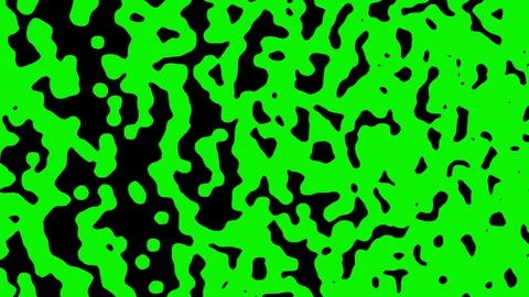 Abstract effect of liquid flow video transition from Green screen chroma key Stock Footage 128593997