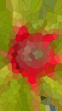 Abstract effect red green light tones background. Photo vertical of pineapple. Stock Illustration