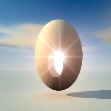 Abstract egg for new idea 스톡 일러스트