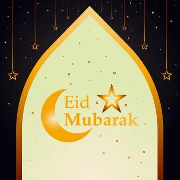 Abstract eid Mubarak and Islamic new year background. Islamic background. Stock Illustration