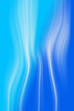 Abstract Electric Blue Gradient Background with Soft Vertical Waves Stockillustratie