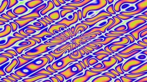 Abstract Electric Circuit Energy Pattern with Red and Blue Glow Stock Footage 329037268