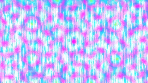 Abstract Electric Liquid Flow: Neon Green and Cyan Glitch Effect Background Stock Footage 336882455