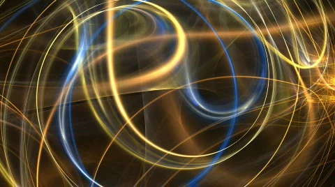 Abstract Electric Seamless Fractal Loop Video stock 331708