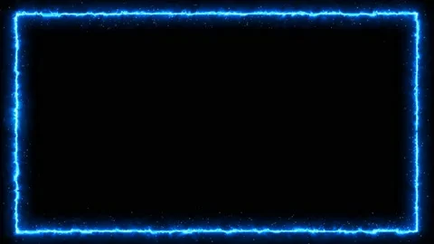 Abstract electrical arcs frame background Stock-Footage 138300993