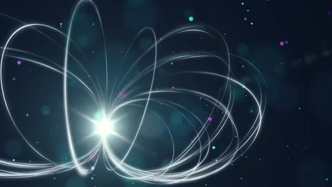 Abstract electromagnetic induction Stock Footage 274483537