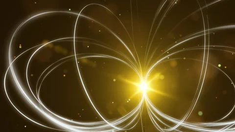 Abstract electromagnetic induction Stock Footage 275370172