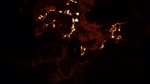 Abstract electromagnetic storm, solar flare Stock Footage 180944152