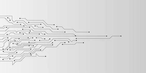 Abstract electronic board Stock Illustration