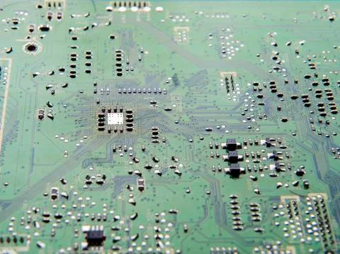 Abstract electronic circuit background Stock Photos
