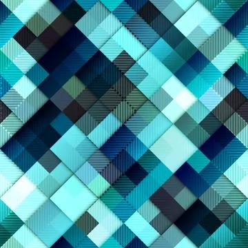 Abstract electronics pattern of pixels. Stock Illustration