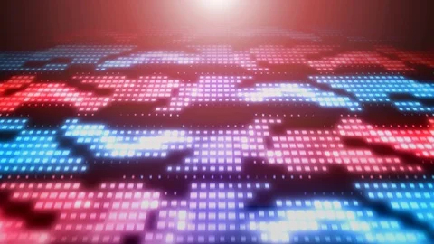 Abstract Electronics Pixels Sliding Background Loop Vídeos de archivo 100500462