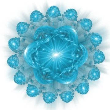 Abstract elegance background. Blue - white palette. Stock Illustration