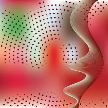 Abstract elegance background with dots Illustrazione stock