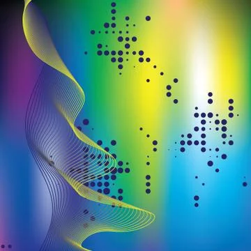 Abstract elegance background with dots Stock Illustration