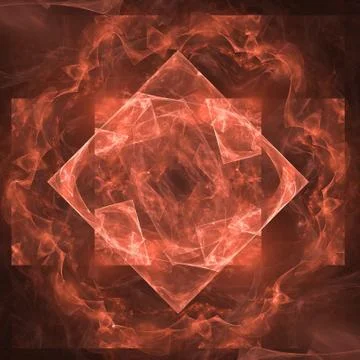 Abstract elegance background. Orange - black palette. Illustrazione stock