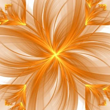 Abstract elegance background. Orange - white palette. Stock Illustration