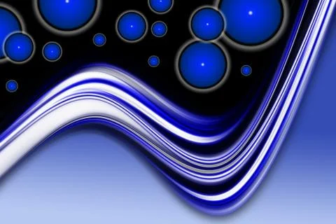 Abstract elegant background design with circle objects and space for your tex Illustrazione stock