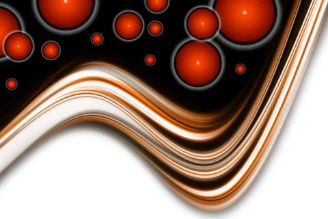 Abstract elegant background design with circle objects and space for your tex Stockillustratie