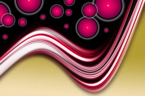 Abstract elegant background design with circle objects and space for your tex Stock Illustration