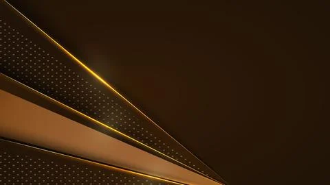 Abstract elegant black gold background design with copy space Stock Illustration