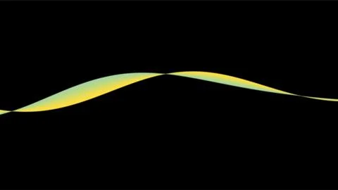 Abstract Elegant Curves with Gradient Colors for Design. Stockillustratie
