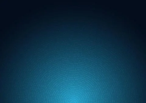 Abstract elegant dark blue background with light effect and glitter radial. Stock Illustration