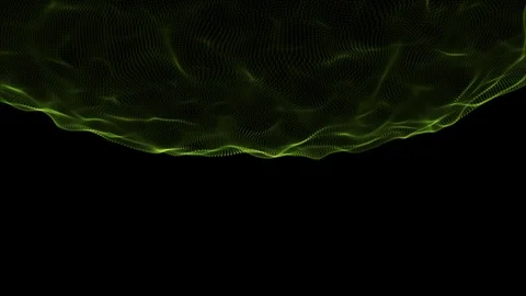 Abstract elegant green motion background with particles Stock Footage 114913823