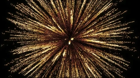 Abstract elegant luxury background with explosion of gold dust particles Video stock 269346460