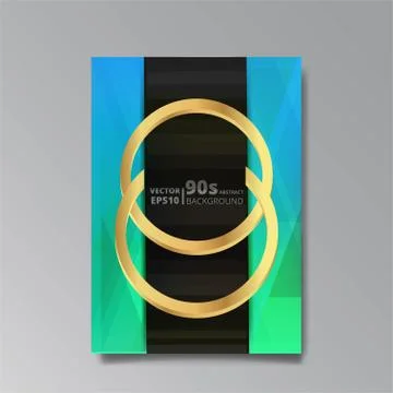 Abstract elegant luxury background, two gold rings, chain, golden jewelry, on Illustration