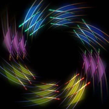 Abstract elegant objects in circle abstract elegant objects in circle Copy... Stock Photos