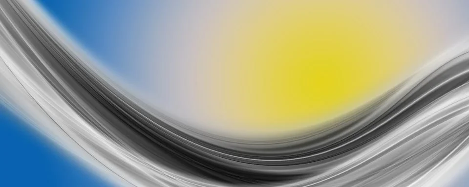 Abstract elegant panorama wave design with space for your text Stock Illustration